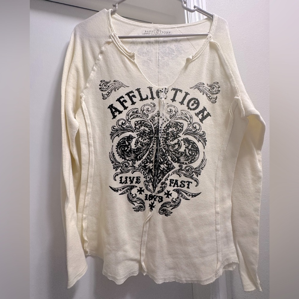 Affliction, thermal, long sleeve